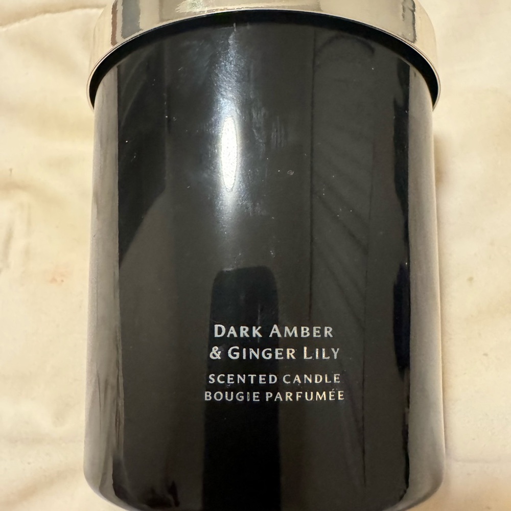 Diptytque empty new design all black ginger lily JML candle jar